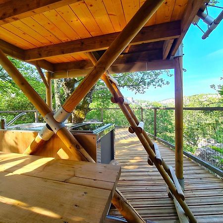 Cabanes Lodges Le Serviere Балазюк Экстерьер фото